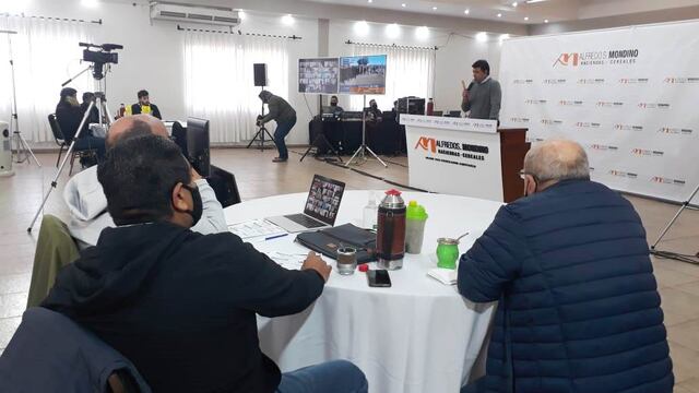 En General Alvear realizaron el primer remate televisivo virtual de Mendoza.