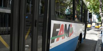 Los usuarios del transporte urbano de Córdoba reclamaron por la falta de frecuencias de FAM. (Ramiro Pereyra / La Voz)