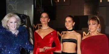 Mirtha Legrand, Juana Viale, Ámbar de Benedictis y Marcela Tinayre en los Martín Fierro 2023