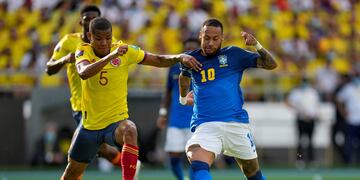 Brasil empató 0-0 contra Colombia.
