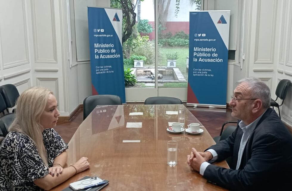 Alcides Calvo se reunió con la Fiscal General Vranicich