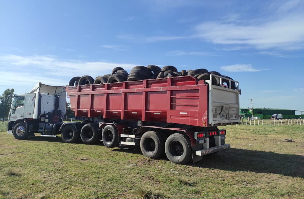 Nueva carga de neumáticos en desuso