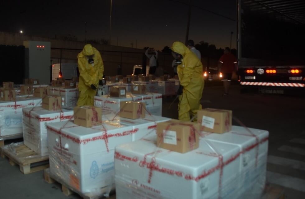 Llegó el segundo cargamento de Sputnik V a Córdoba y se retoma la vacunación