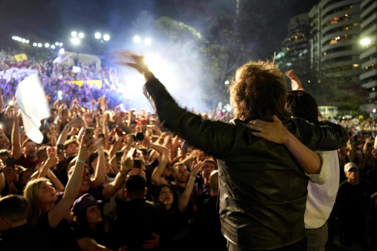 El acto de Javier Milei en el Parque Sarmiento, Córdoba. (Gentileza Prensa LLA)