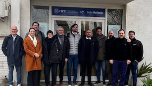 La delegación vasca en Rafaela
