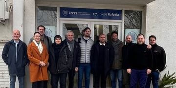 La delegación vasca en Rafaela