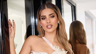 Desde un viñedo en Mendoza, Julieta Poggio derrochó sensualidad con un vestido mega escotado