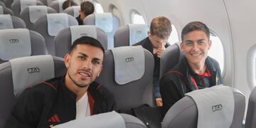 Leandro Paredes y Paulo Dybala se preparan para la Europa League (Roma)
