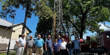 Inicio de obras en el Barrio El Bosque.