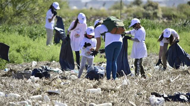 Más de 100 voluntarios realizaron tareas de limpieza en el arroyo Napostá.