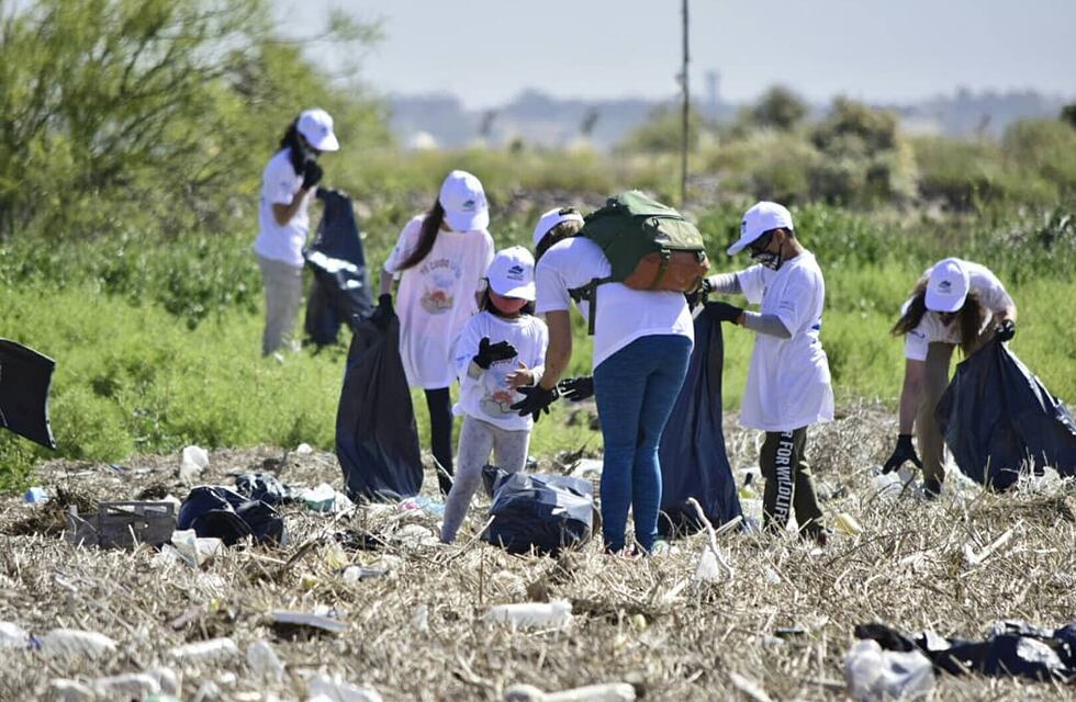 Más de 100 voluntarios participaron de la limpieza en la desembocadura del arroyo Napostá