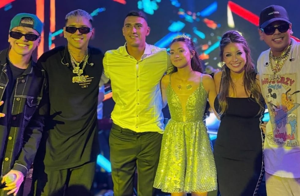 Muchas figuras y cumbia: así fue la fiesta de 15 de Halona, hija de Magui Olave y Matías Suárez