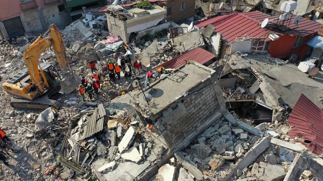 Devastación y búsqueda en Antakya, Turquía. (AP/Hussein Malla)