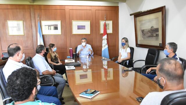 Reunión entre Litoral Gas, el Municipio y la Asociación de Gasistas