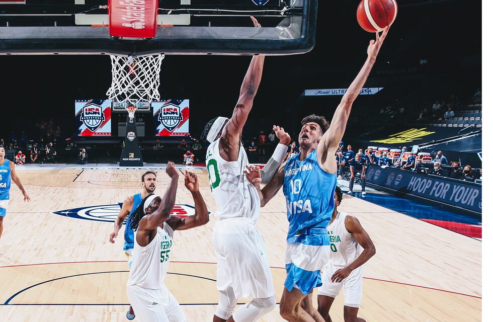 La Selección Argentina de básquet se midió en un amistoso ante Nigeria y sufrió una contundente derrota