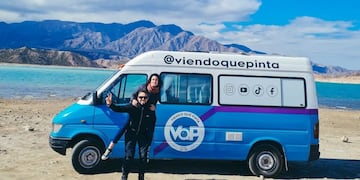 Mecha y Wally, estuvieron casi dos meses en Mendoza porque los "atrapó".