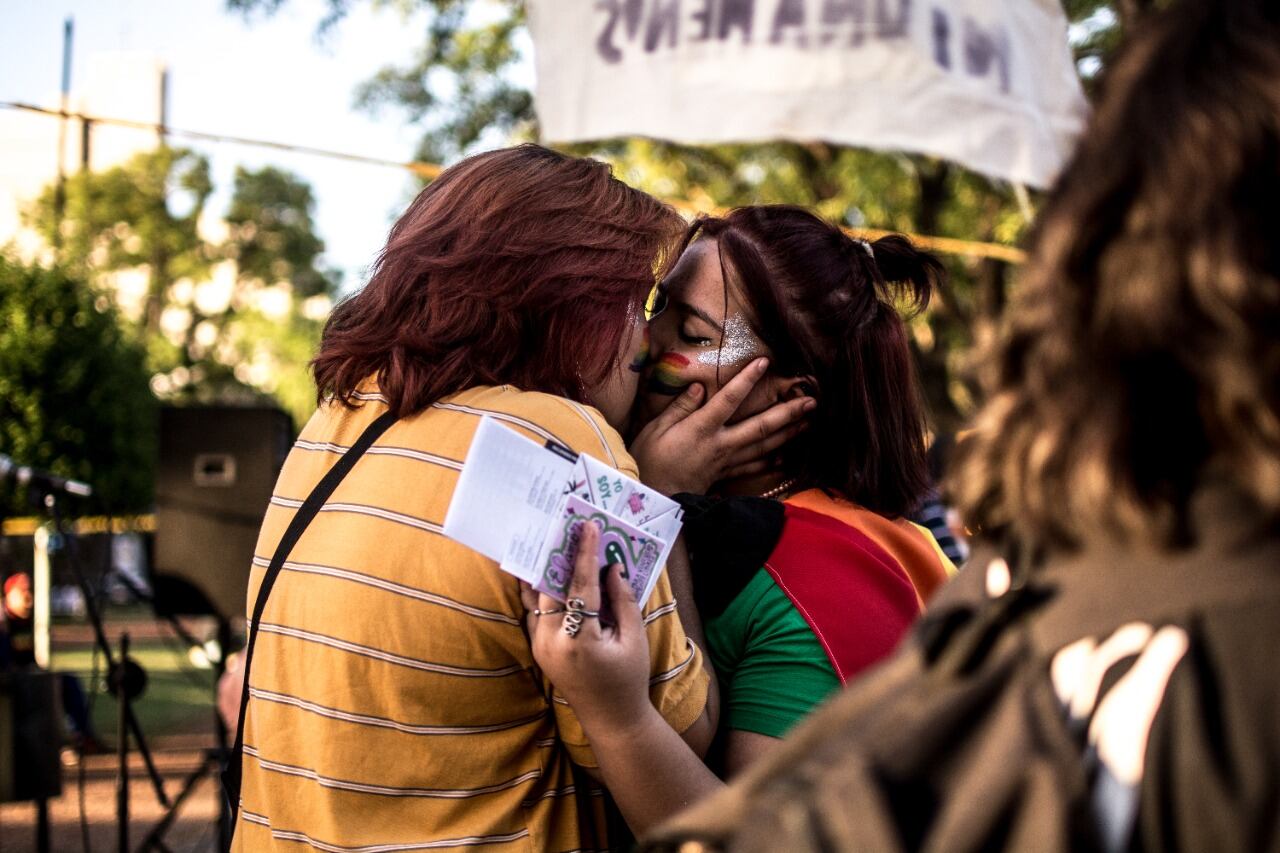 Marcha del Orgullo en Rafaela (Gentileza: Trinidad Bussolaro)
