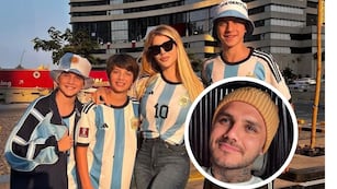 El impensado gesto de uno los hijos de Wanda Nara con Mauro Icardi que llamó la atención