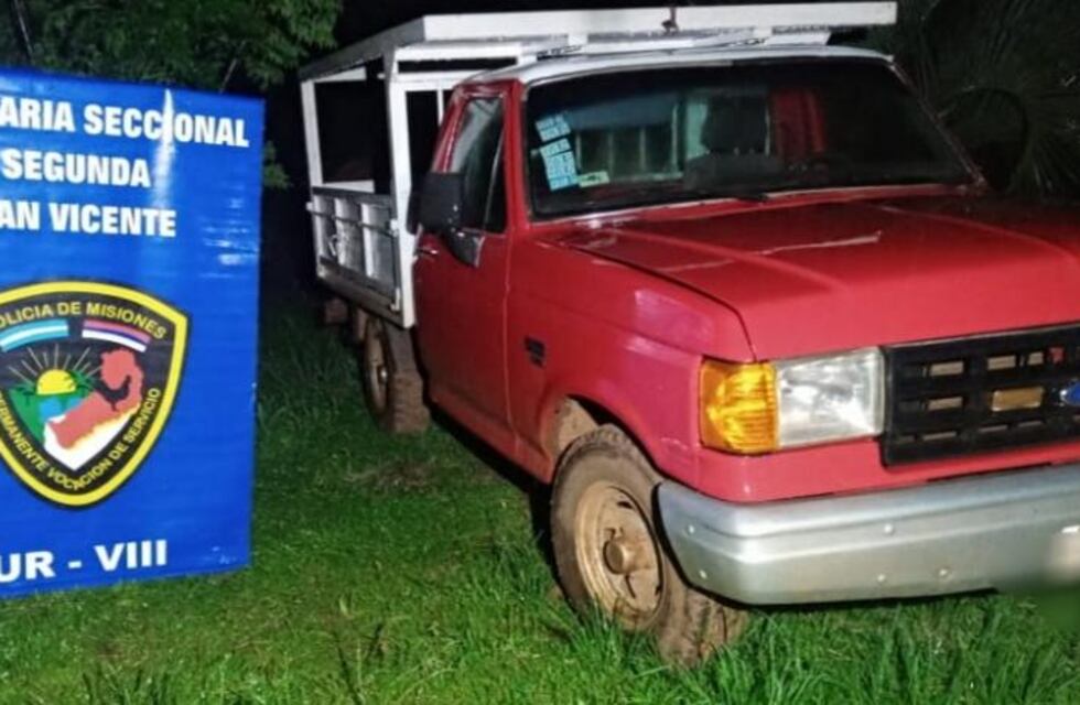 Recuperaron una camioneta que había sido sustraída en San Pedro