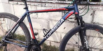 La bicicleta recuperada por la GUR