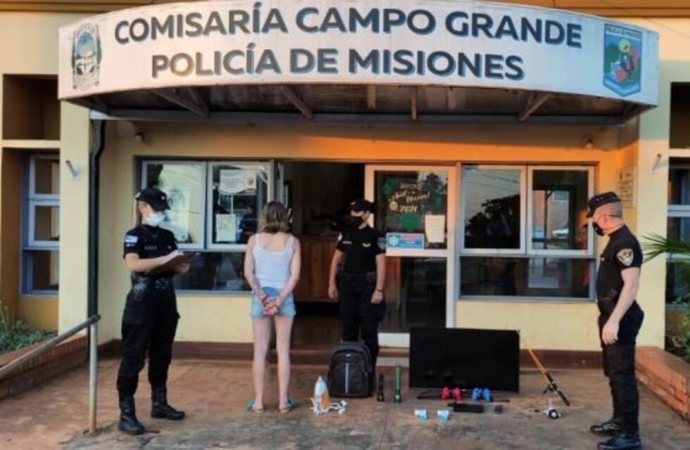 Allanan una vivienda en Campo Grande donde recuperaron objetos robados y detuvieron a una mujer
