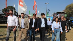 El gobernador Maximiliano Pullaro recorrió la ExpoRural de Rafaela