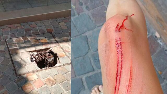 Pisó un pozo en el Centro de Córdoba y nadie la quiso ayudar (El Doce)