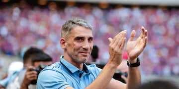 Juan Pablo Vojvoda, el cordobés ex DT de Talleres, que dirigirá a un grande en Brasil (Prensa Fortaleza).