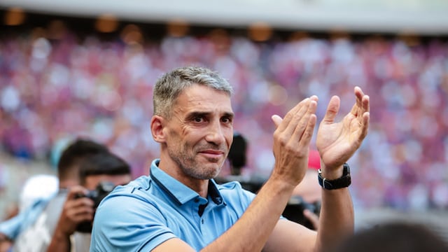 Juan Pablo Vojvoda, el cordobés ex DT de Talleres, que dirigirá a un grande en Brasil (Prensa Fortaleza).