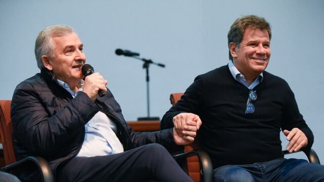"No sé si otros partidos pueden dar esta muestra de unidad", dijo Gerardo Morales al recibir a Facundo manes en el "Congreso Programático" de la UCR en Córdoba.