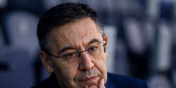 Josep María Bartomeu, expresidente del FC Barcelona investigado por el "BarçaGate". (AP/Emilio Morenatti)