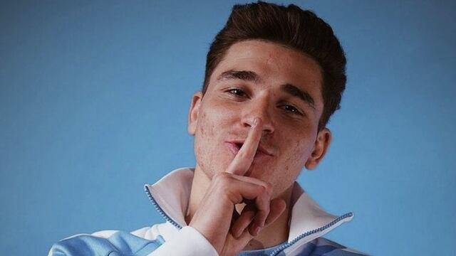 Se conoció de qué club es hincha Julián Álvarez.