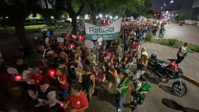 Movilización en contra del DNU y la Ley Ómnibus en Rafaela