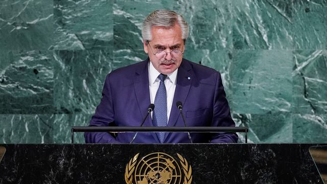 Alberto Fernández en la ONU