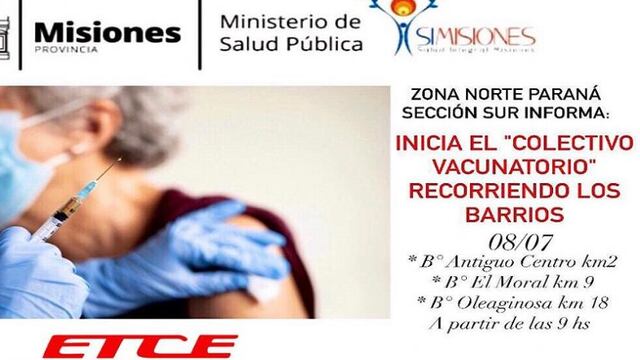 La primera jornada será en los barrios  Antiguo Centro (Km. 2), El Moral (Km. 9) y Oleaginosa (Km. 18).