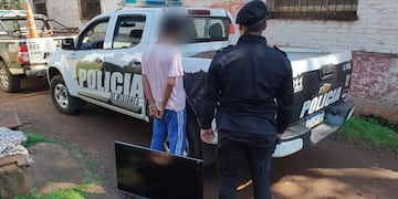 Detienen a un joven con elementos de dudosa procedencia en Eldorado.