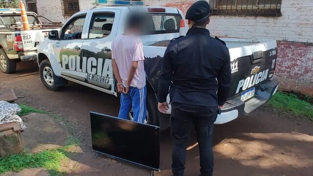 Detienen a un joven con elementos de dudosa procedencia en Eldorado.