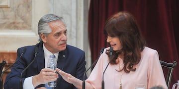 Alberto Fernández junto a Cristina Fernández De Kirchner
Fernandez. Foto Federico López Claro