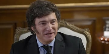 El presidente Javier Milei fue entrevistado por un medio chileno y brindó declaraciones sobre las Malvinas, entre otros temas. Foto: Los Andes