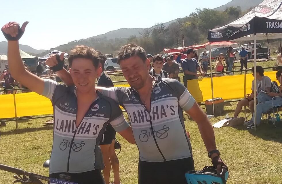 Lionel y Lorenzo Badino participaron de la edición 29 del Trasmontaña de Mountain Bike