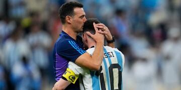 Scaloni y Messi, los Lionel que llenaron de ilusión y alegría a toda Argentina.