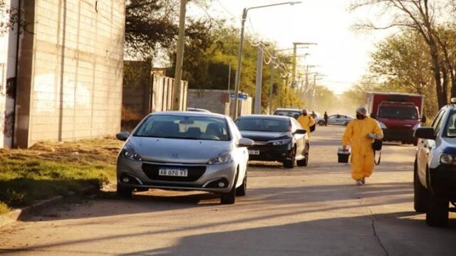Tres disparos. El femicidio ocurrió en en un depósito de Villa Mercedes. (Lafinur FM Radio)