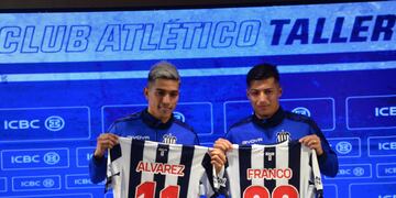 Talleres presentó a sus nuevos refuerzos como Alan Franco y Favio Álvarez. (Javier Ferreyra /La Voz)