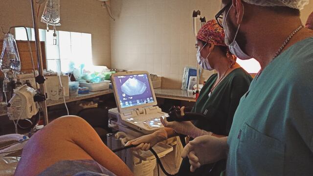 Por primera vez se realizó en el Hospital Municipal una biopsia por ecografía endoscópica