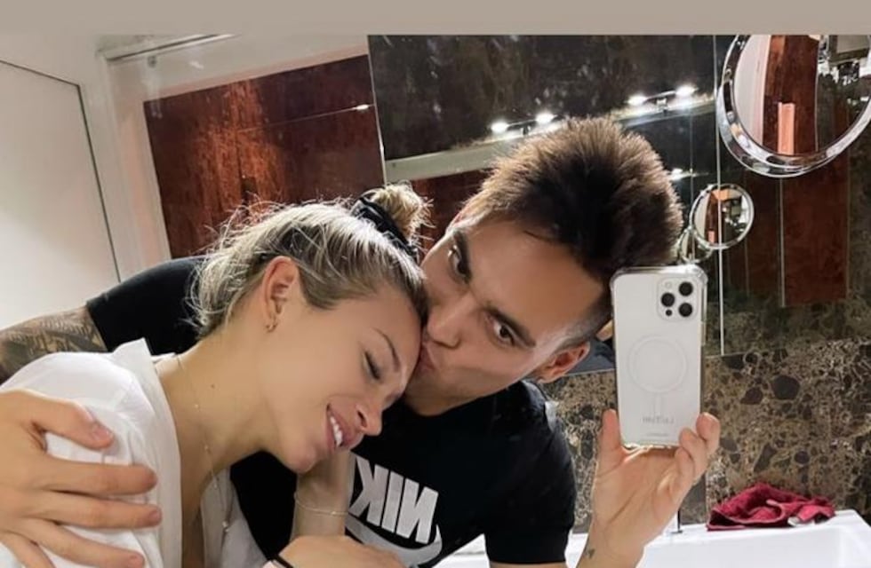 Agustina Gandolfo y Lautaro Martínez se muestran felices con la llegada de Nina