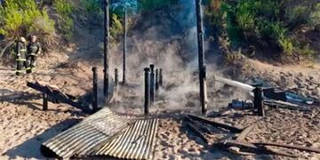 Incendiaron un Kiosco y piden ayuda para reconstruirlo
