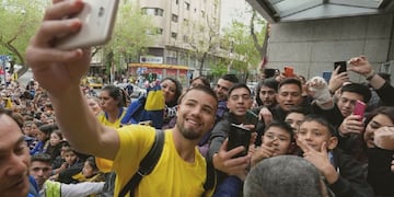 El plantel de Boca ya está en Mendoza para enfrentar, este miércoles a Quilmes por la Copa Argentina.