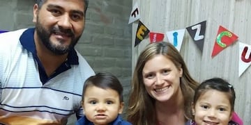 El hombre tiene 37 años y es papá de dos chicos.