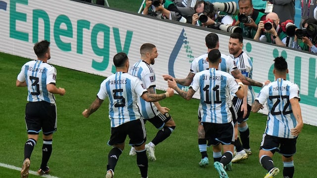 Argentina- Arabia Saudita. El gol de Messi. (AP)