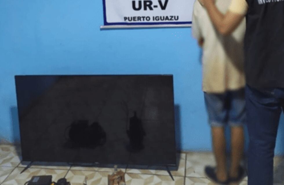 Un joven fue detenido por comercializar objetos robados en Puerto Iguazú